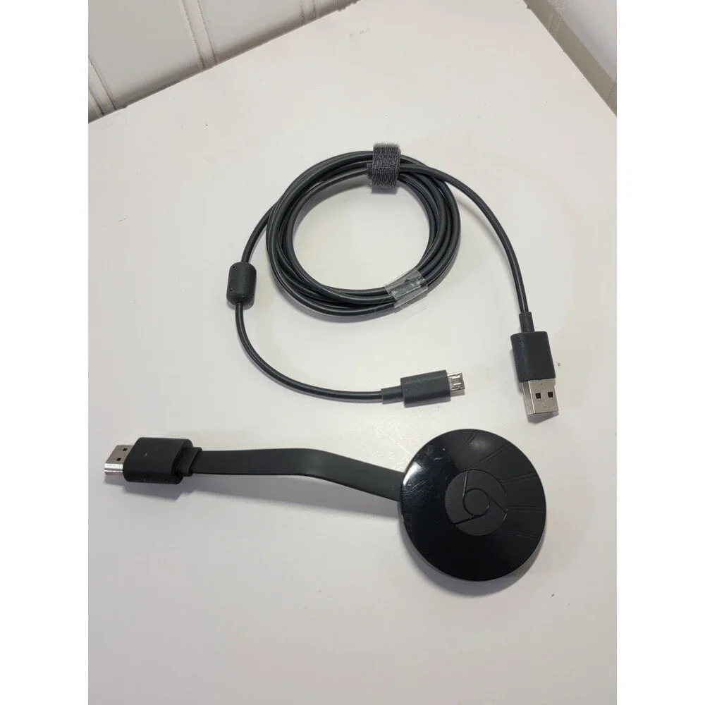 Google Chromecast 2nd Generation 1080p Media Streamer NC2-6A5 With Power Cord